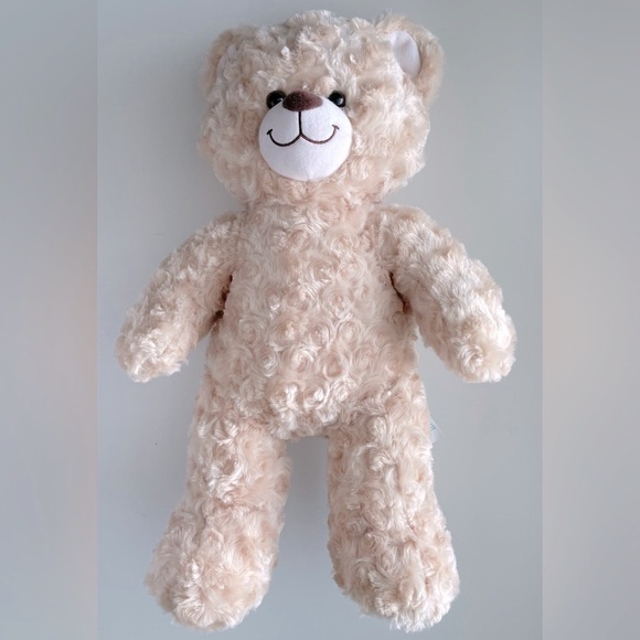 BABW Happy Hugs Fluffy Cream Teddy Bear - Gently used - Picture 3 of 10